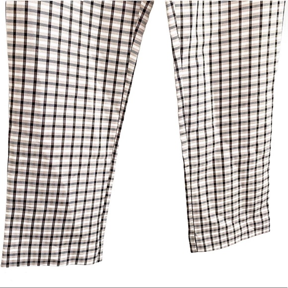 NWT EXPRESS Negin Mirsalehi mixed plaid trousers - Picture 14 of 16